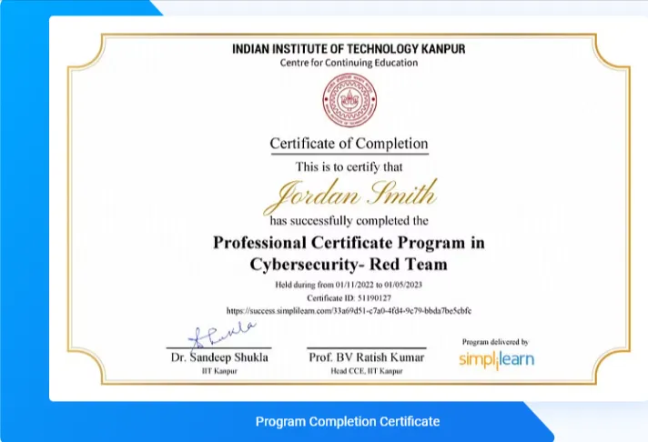 IIT Kanpur Cybersecurity Course: Advanced Certification