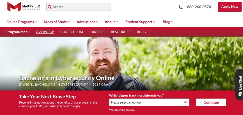 cyber security degree online-Maryville-Online