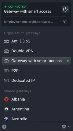 Smart remote access on MacOs