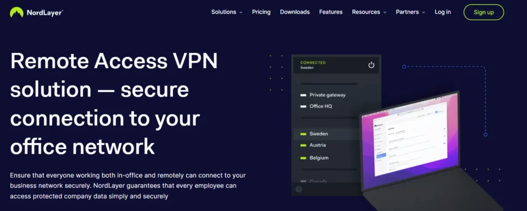 nordlayer Remote Access VPN