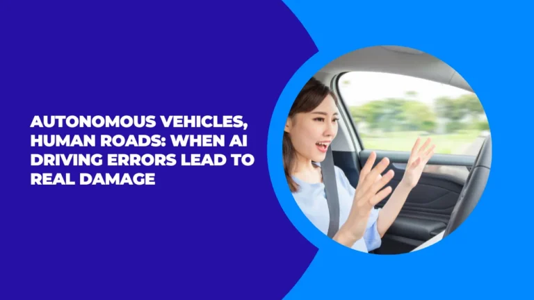 When AI Driving Errors Lead to Real Damage