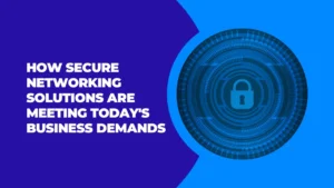 How Secure Networking Solutions Are Meeting Today's Business Demands
